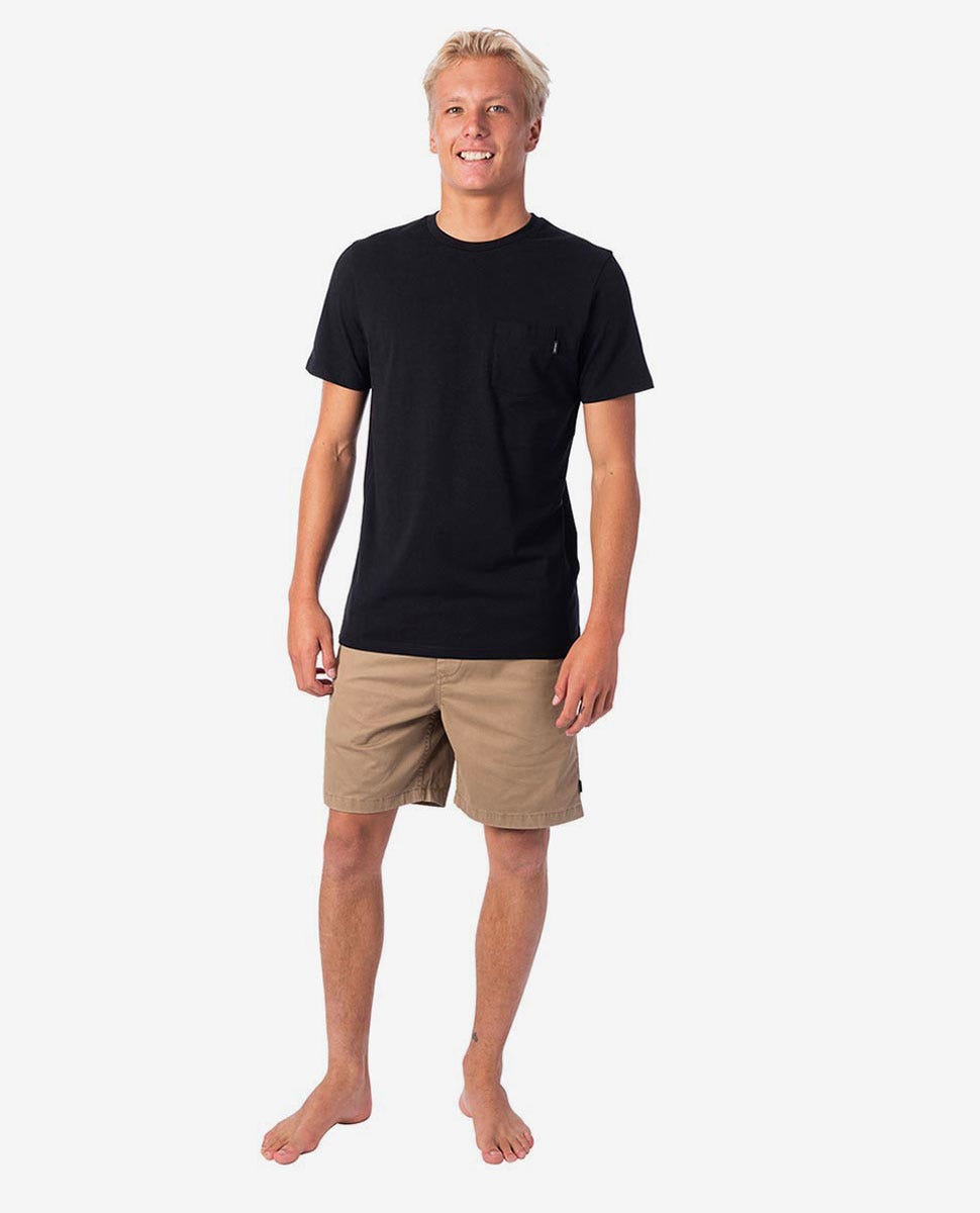 Rip Curl Plain Pocket Tee Black