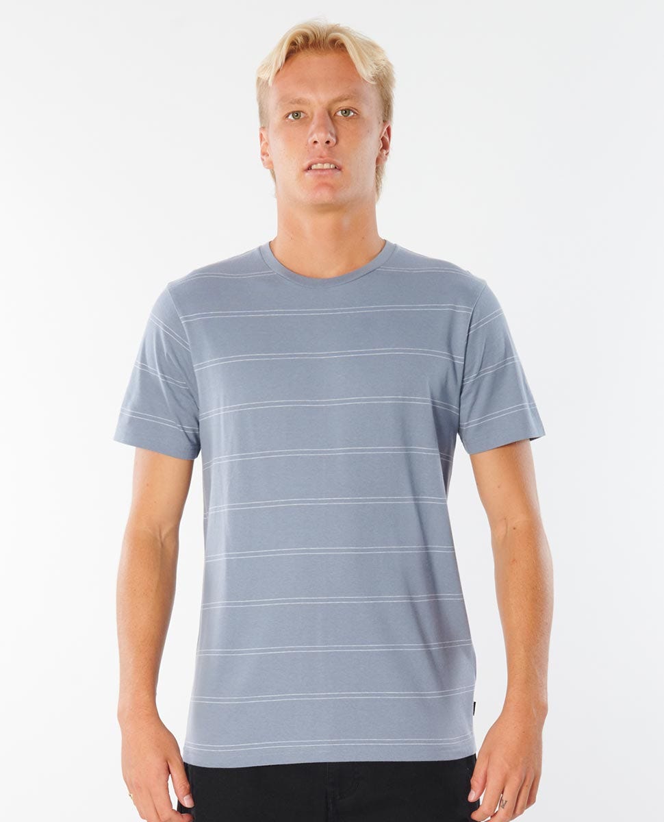 Rip Curl Plain Stripe Tee Dark blue