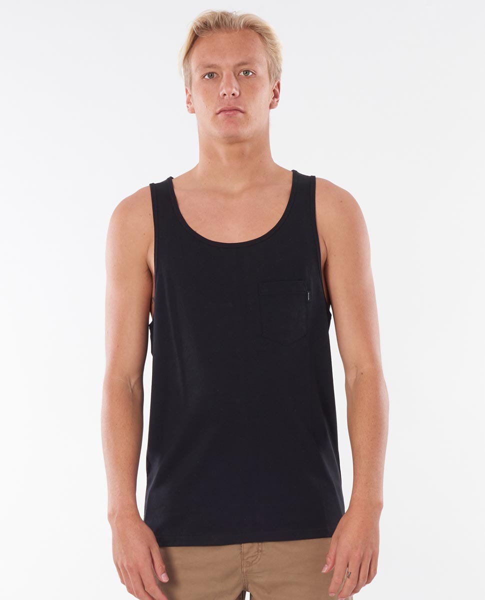 Rip Curl Plain Tank Black