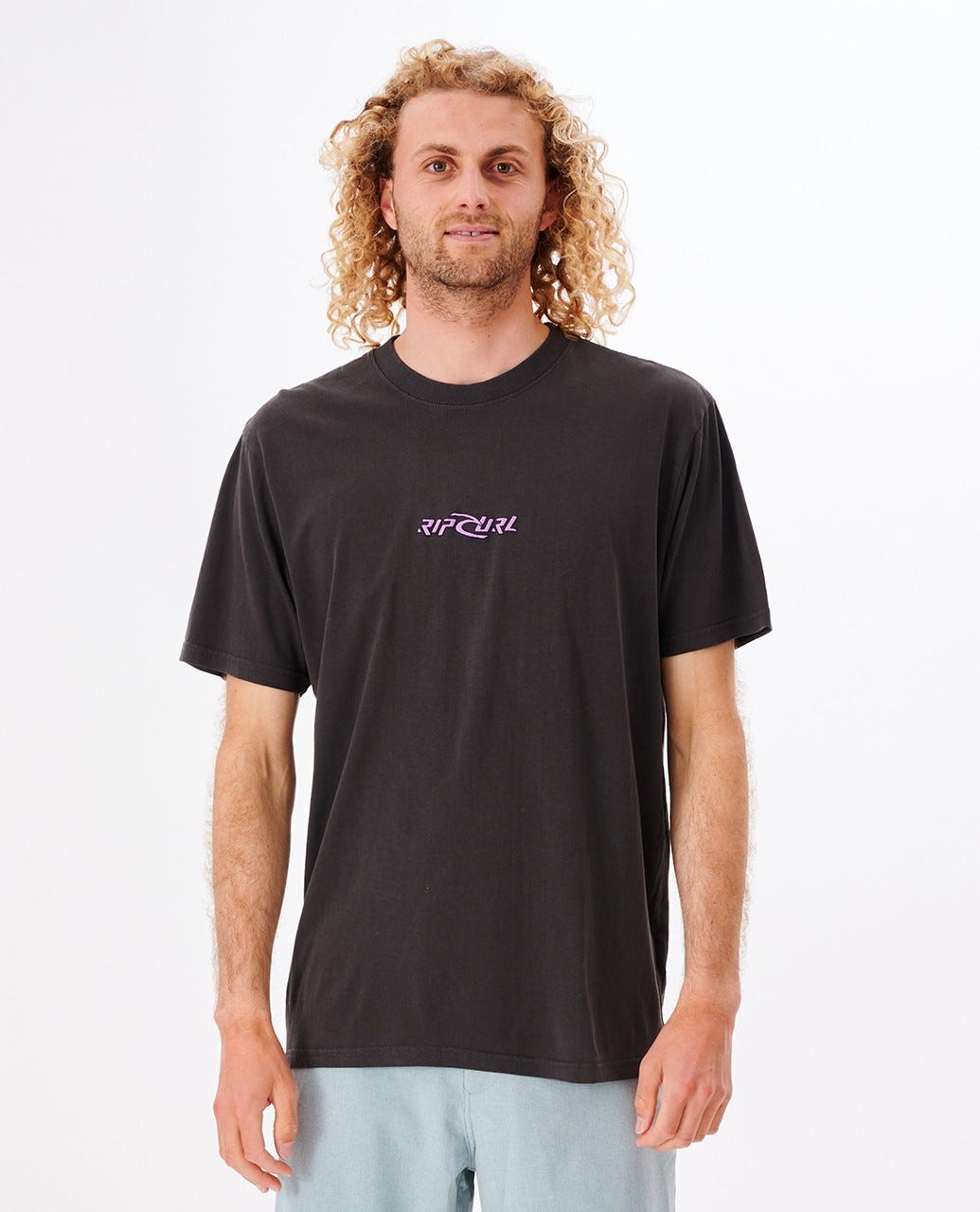 Rip Curl Quest Art Tee Washed black
