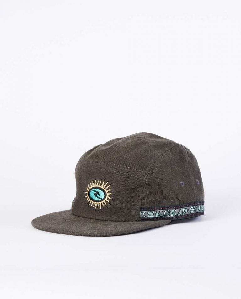 Rip Curl Rock Solid Adjustable Cap Washed black