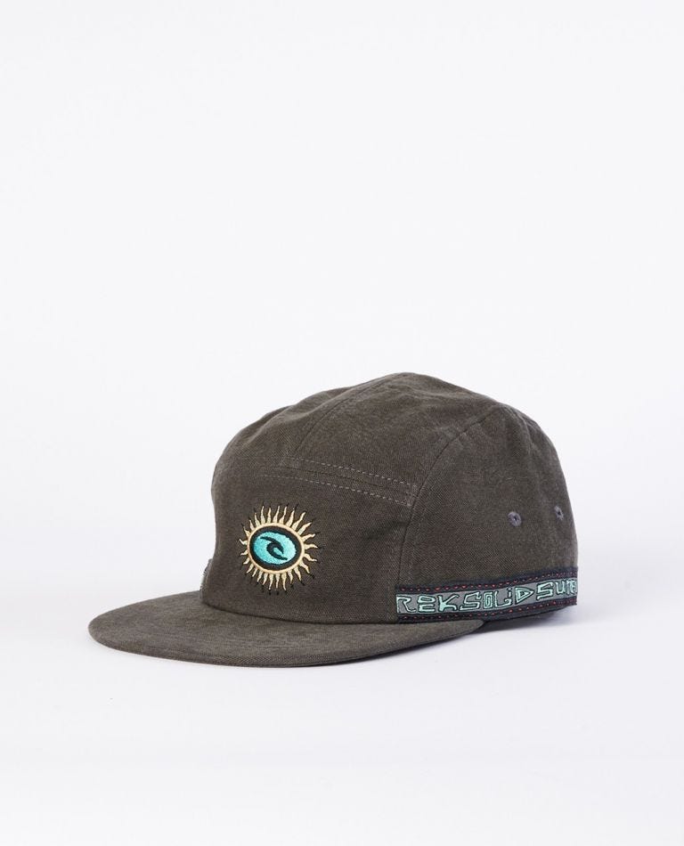 Rip Curl Rock Solid Adjustable Cap Washed black