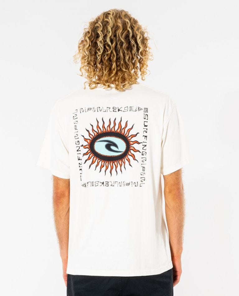 Rip Curl Rock Solid Sun Tee Bone