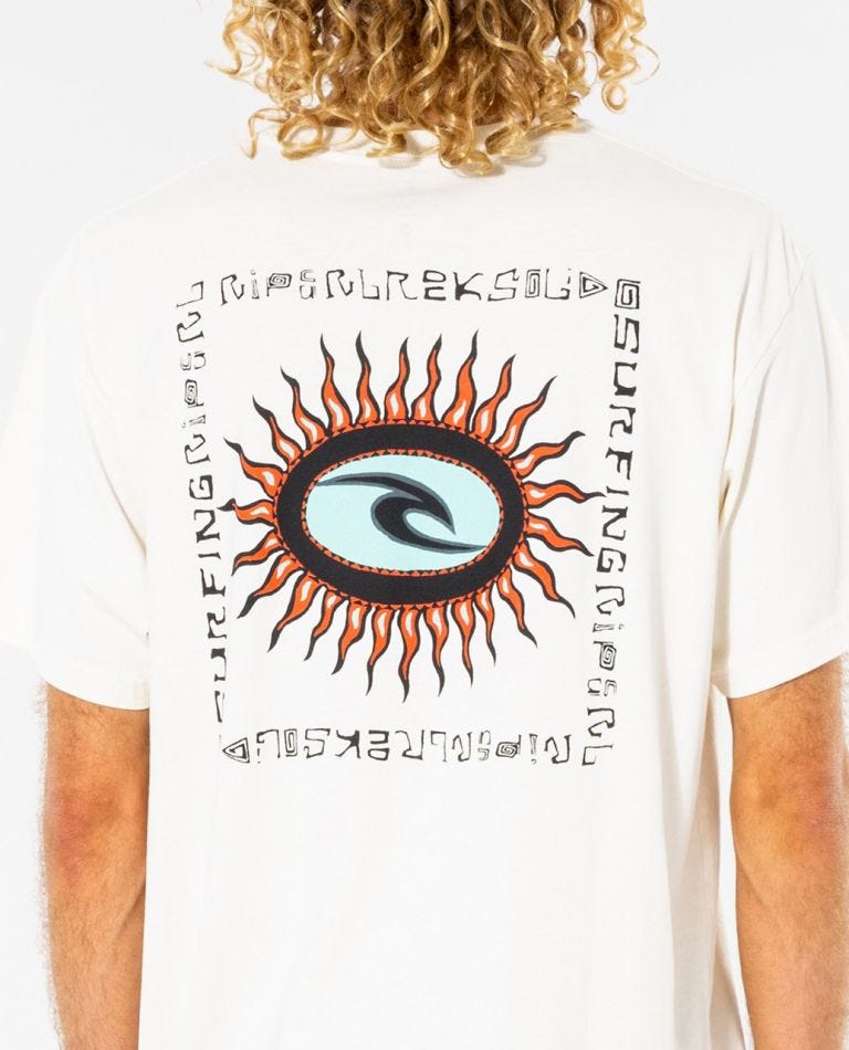 Rip Curl Rock Solid Sun Tee Bone