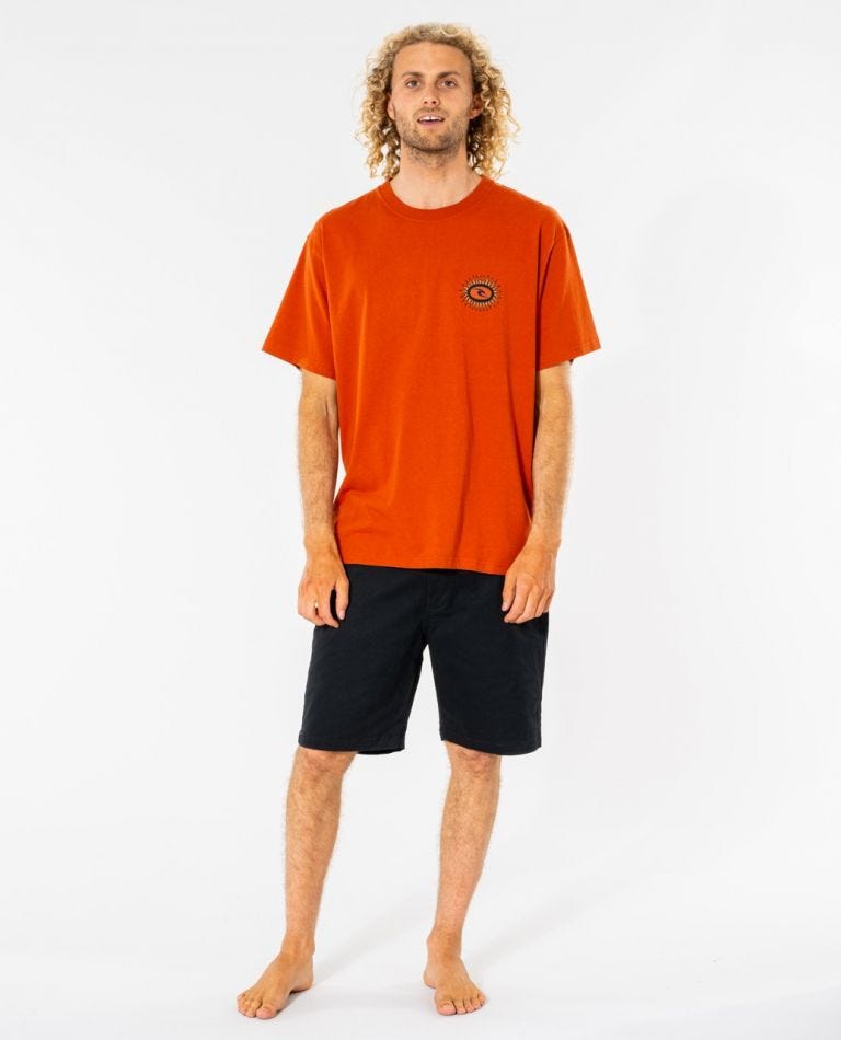 Rip Curl Rock Solid Sun Tee Dusted earth