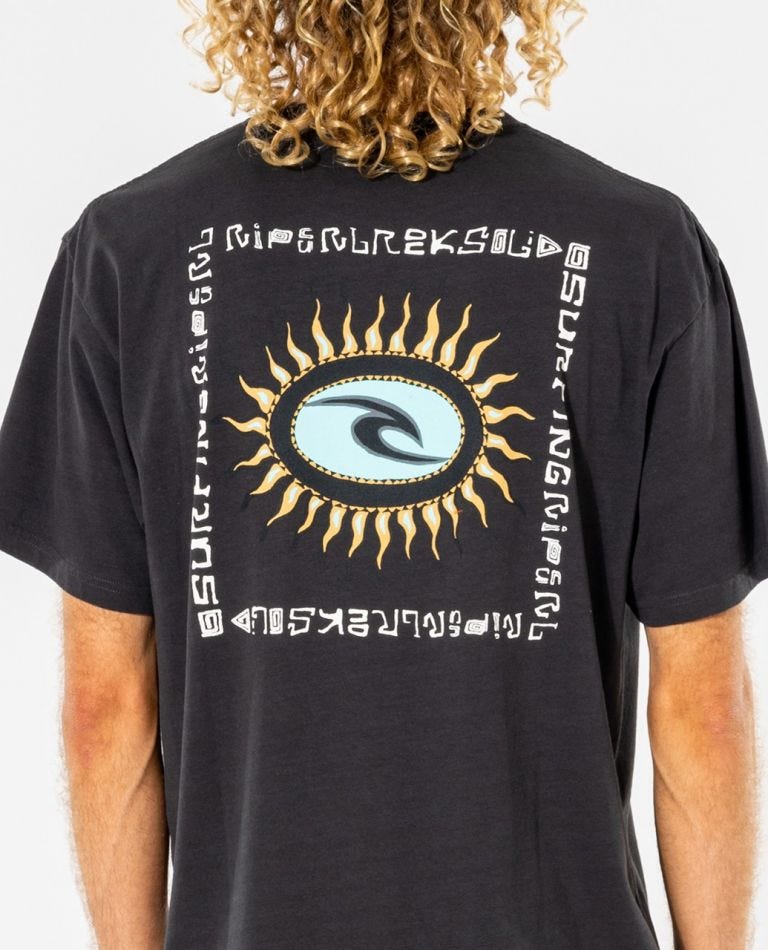 Rip Curl Rock Solid Sun Tee Washed black