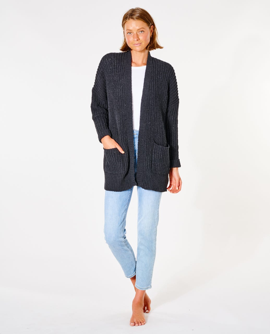 Rip Curl Safari Sun Cardi Washed black