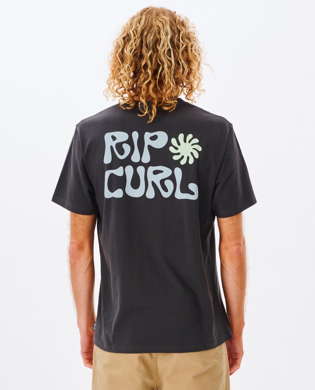 Rip Curl Saltwater Psych Stack Tee WASHED BLACK