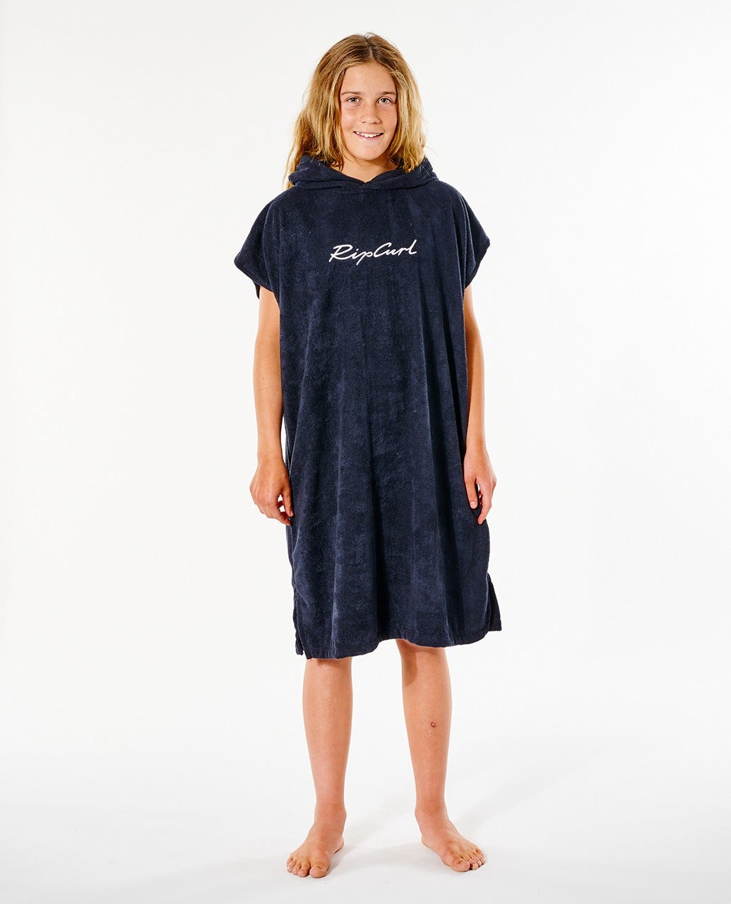 Rip Curl Script Hooded Towel - Girl BLACK