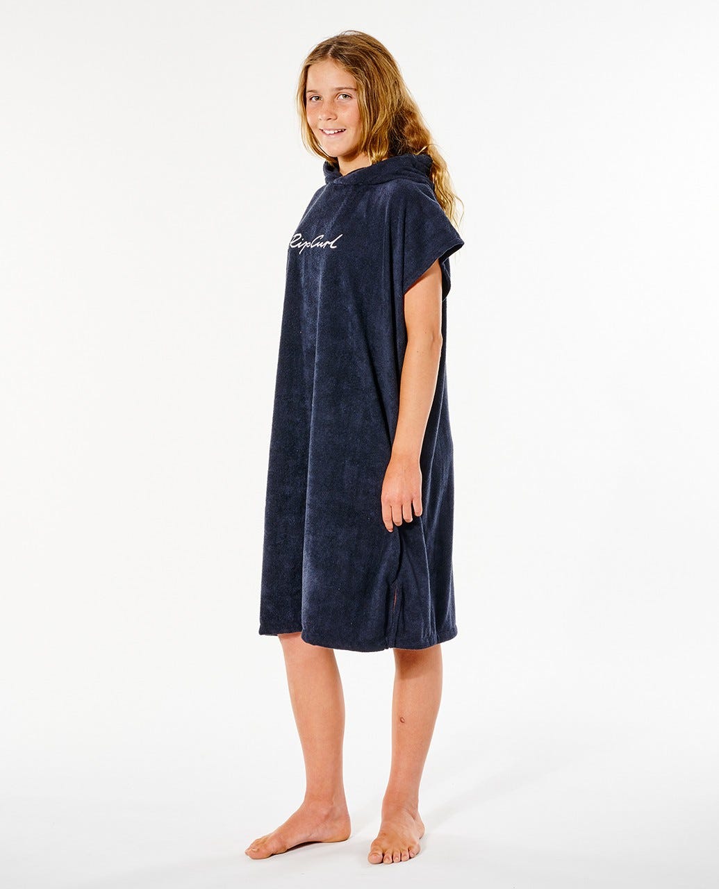 Rip Curl Script Hooded Towel - Girl BLACK