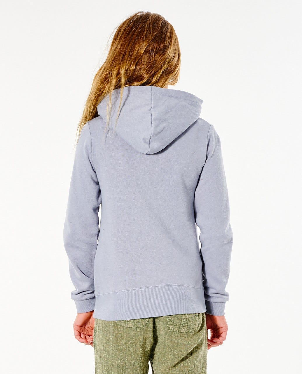 Rip Curl Script Hoody - Girls (8-16 years) Blue grey