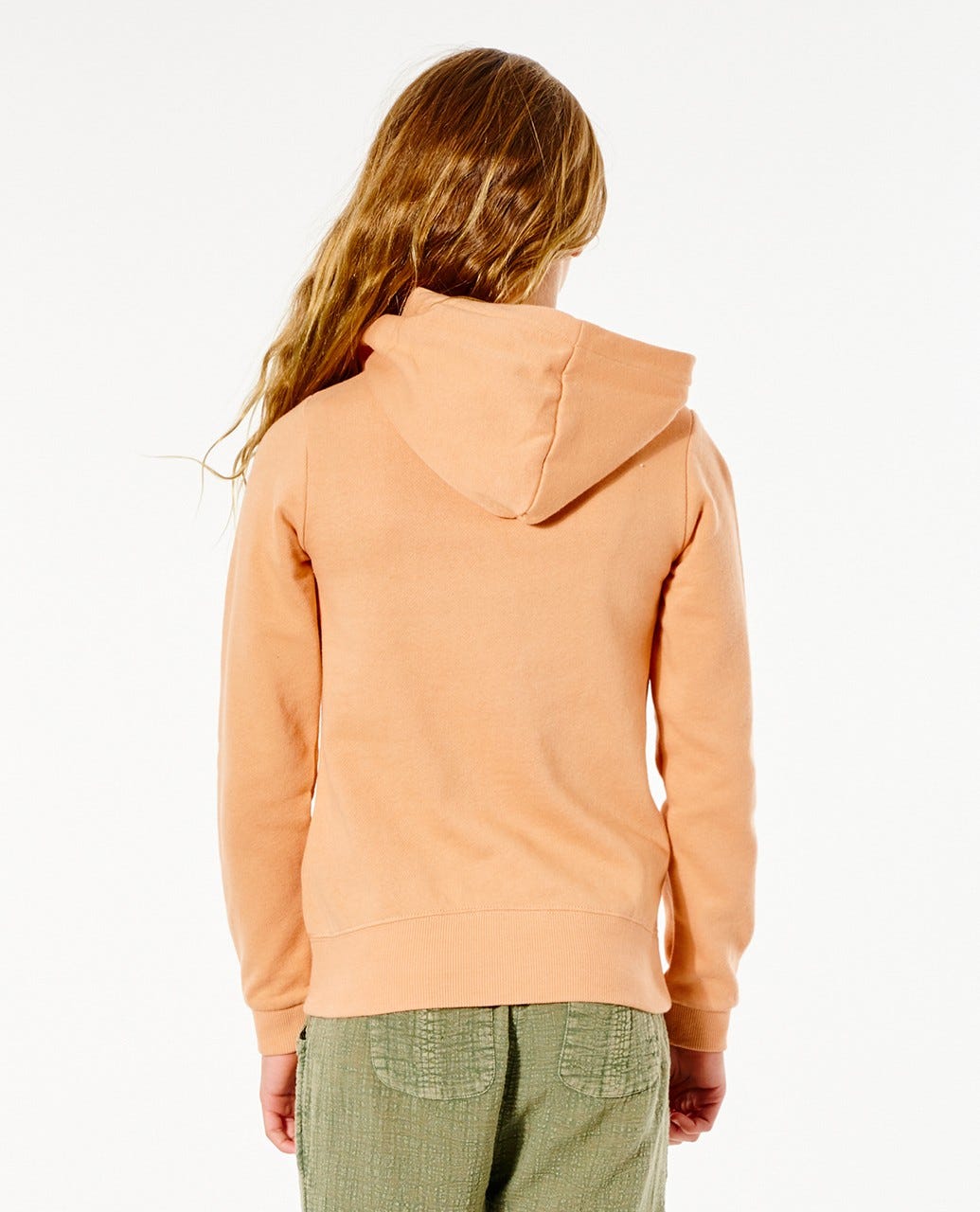 Rip Curl Script Hoody - Girls (8-16 years) Dusty coral