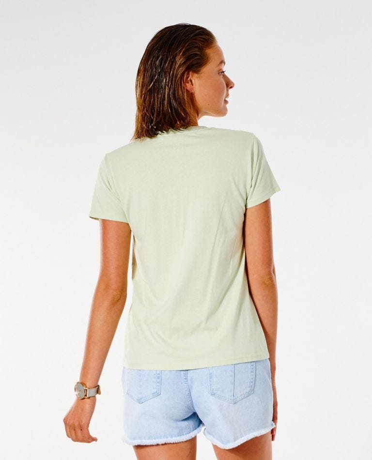 Rip Curl Script Standard Tee Sage