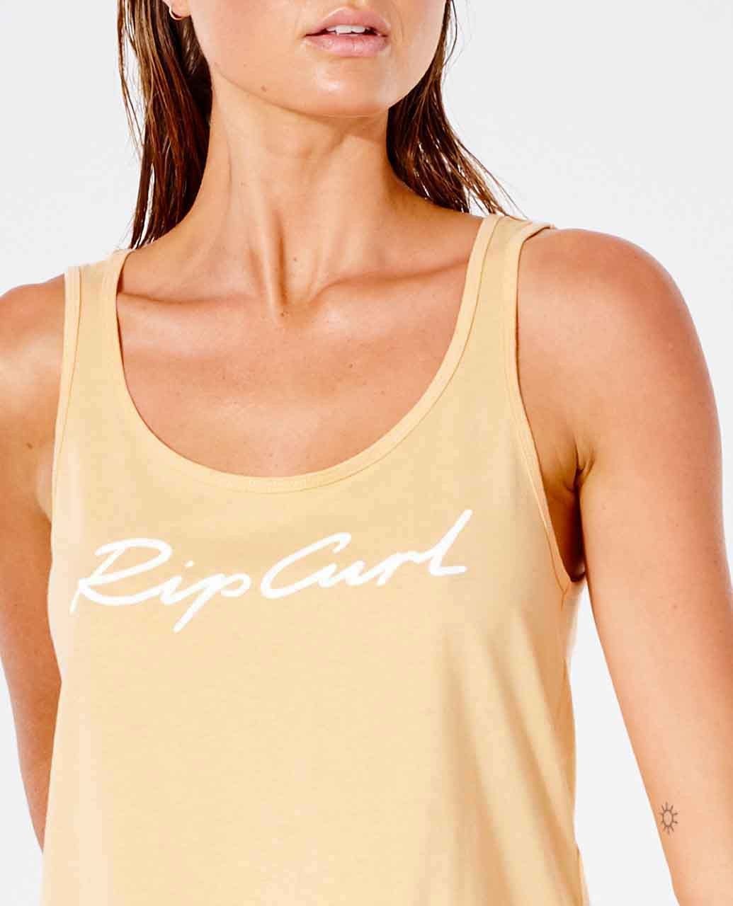 Rip Curl Script Tank Apricot