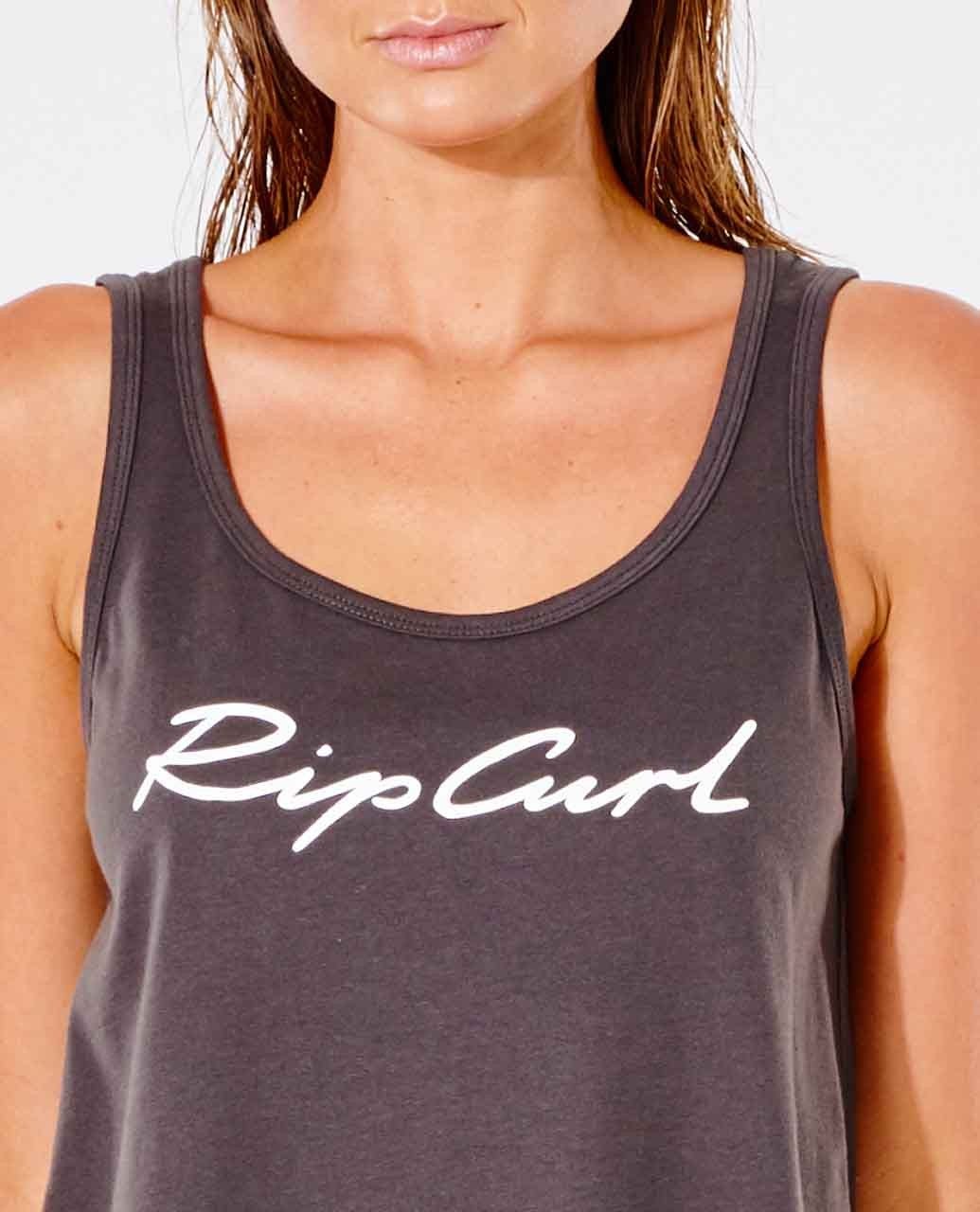 Rip Curl Script Tank Washed black