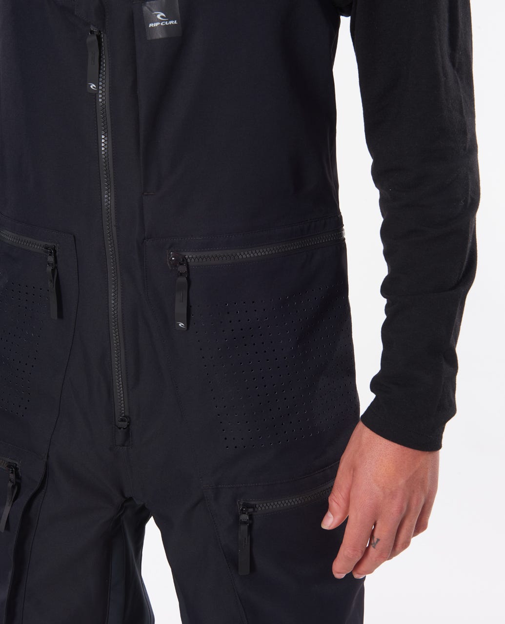 Rip Curl Search Bib Snow Pant Black
