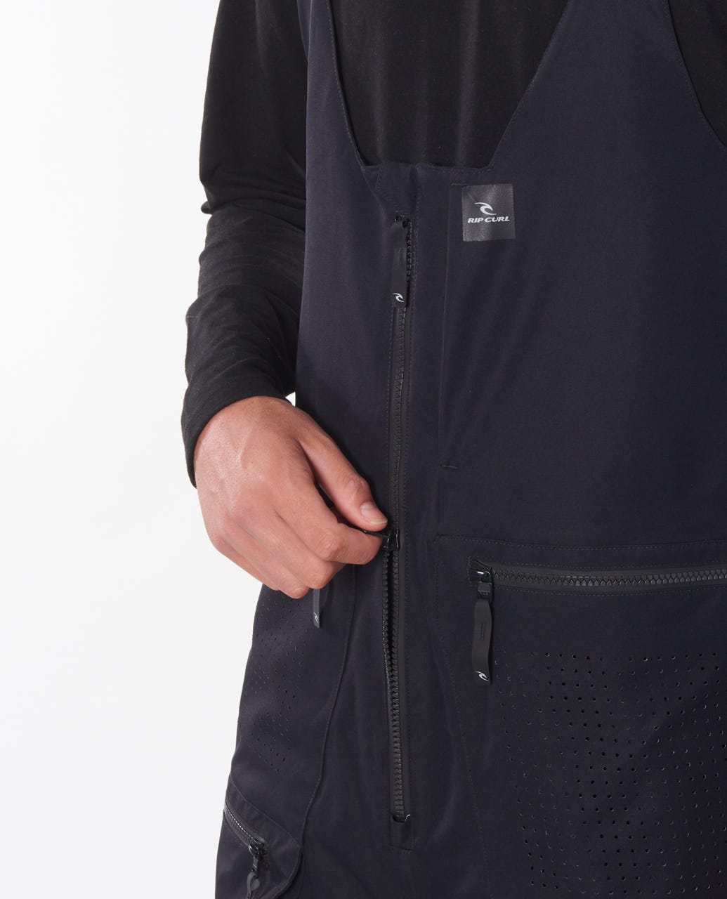 Rip Curl Search Bib Snow Pant Black