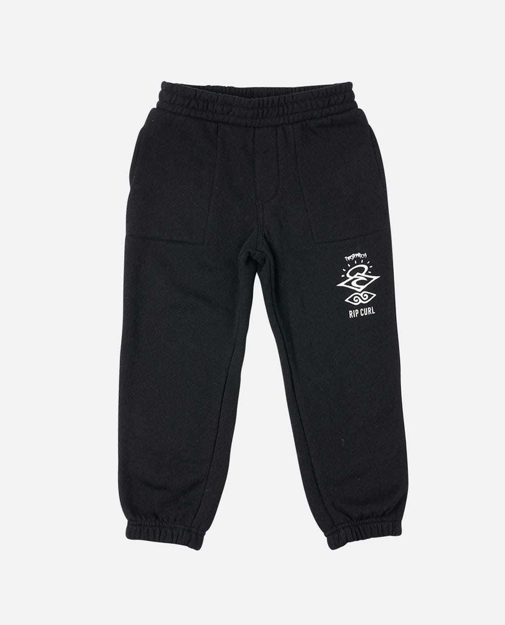 Rip Curl Search Logo Trackpant - Boys (8 - 16 years) Black