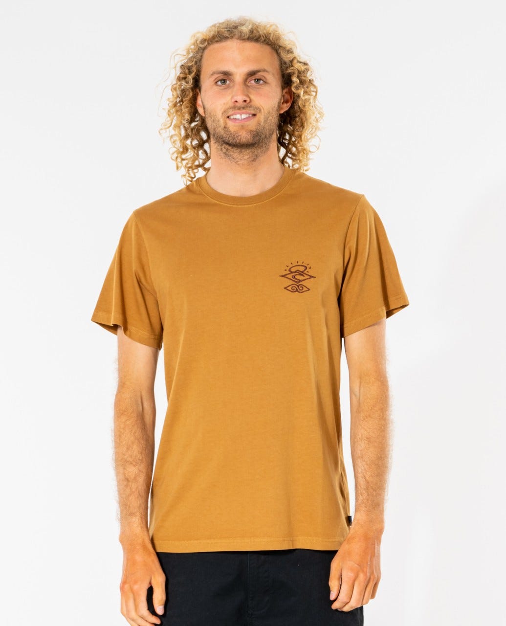 Rip Curl Searchers Tee Gold