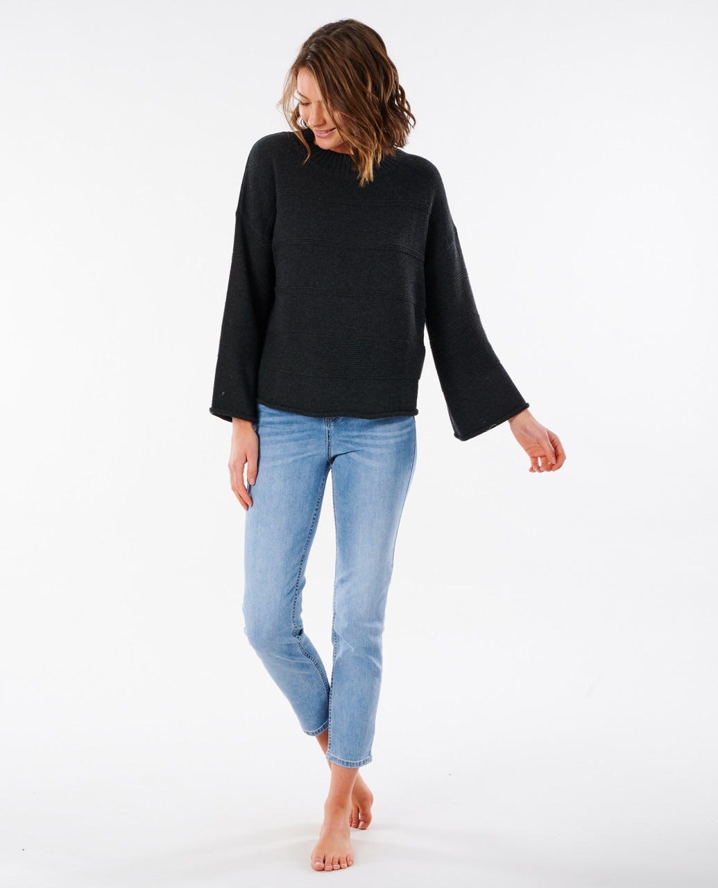 Rip Curl Sun Rays Sweater Washed black