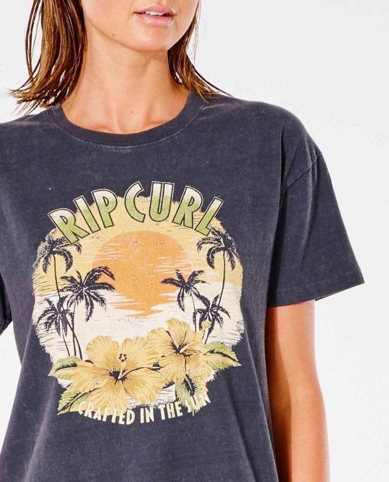 Rip Curl Sunchaser Oversized Tee Washed black
