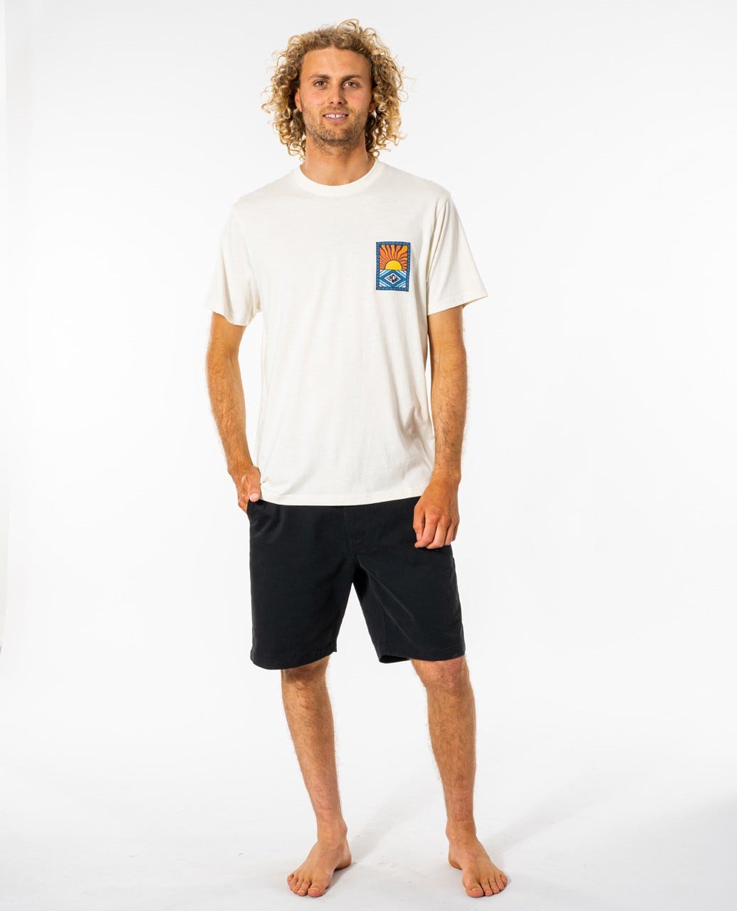 Rip Curl SWC Hazed Tee Bone