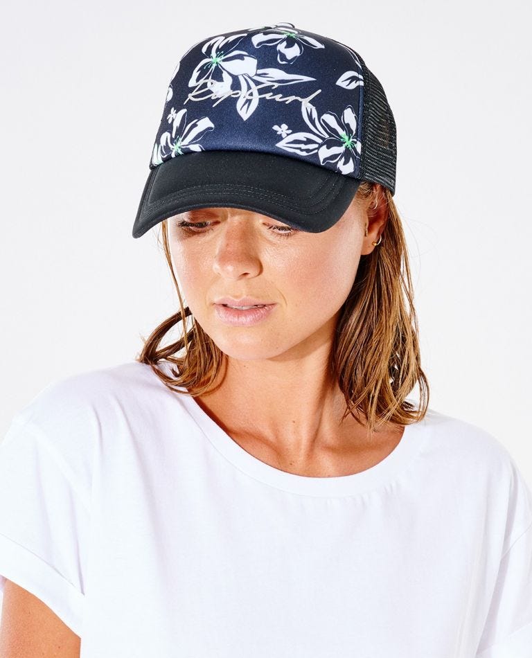 Rip Curl Tiki Tide Trucker Hat Black