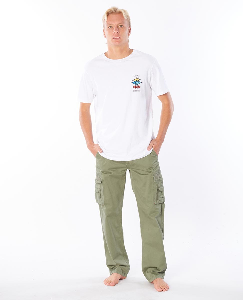 Rip Curl Trail Cargo Cotton Pant Light Green