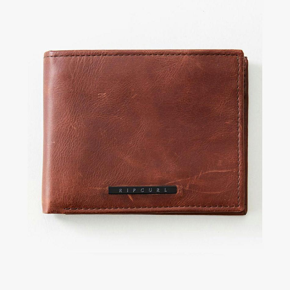 Rip Curl Vintage RFID 2 In 1 Wallet Brown