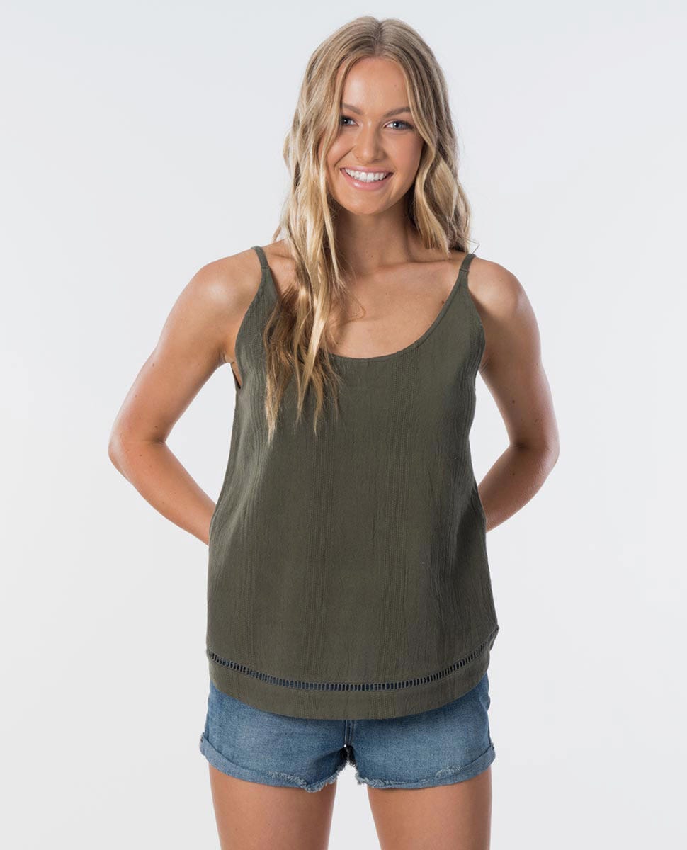 Rip Curl Wategoes Cami Olive
