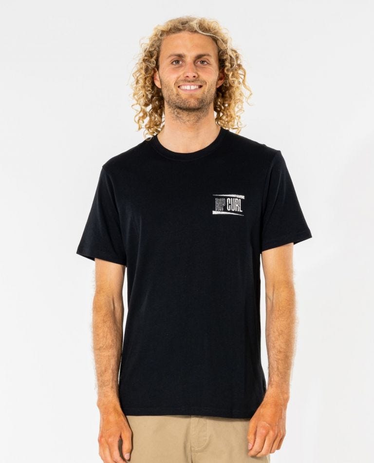 Rip Curl Wedge Tee Black