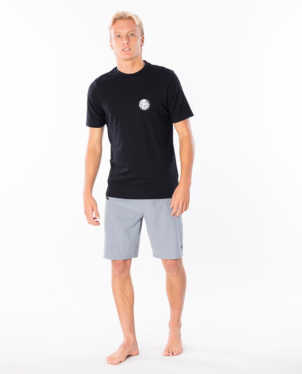 Rip Curl Wettie Logo Short Sleeve UV Tee Black