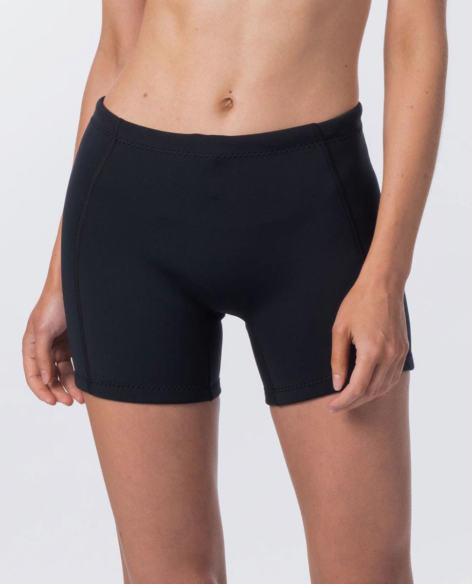 Rip Curl Womens Dawn Patrol 1mm Neo Wetsuit Shorts Black