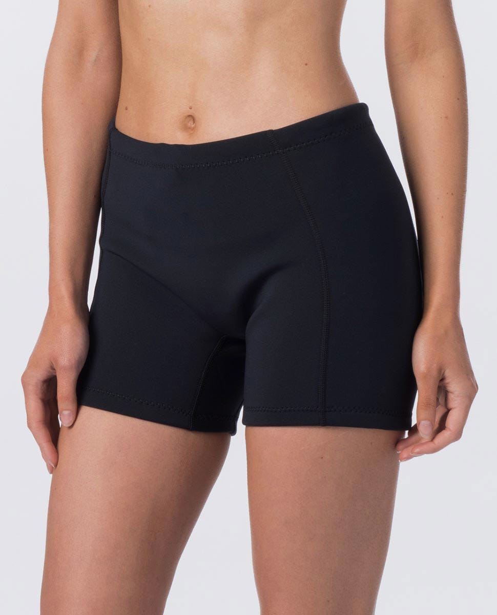Rip Curl Womens Dawn Patrol 1mm Neo Wetsuit Shorts Black