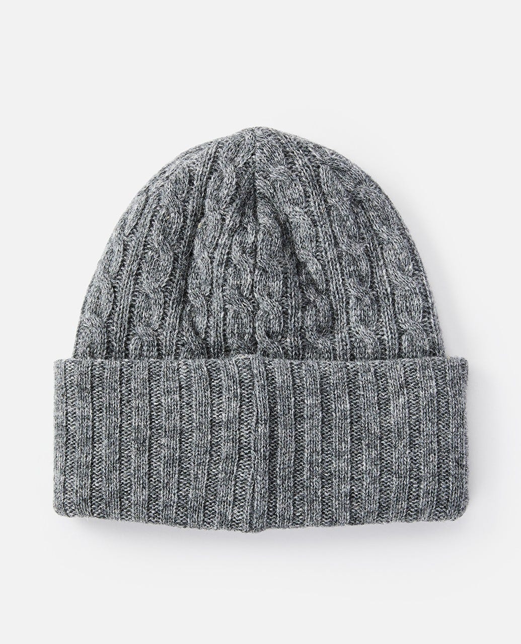 Rip Curl Woolmark Tall Beanie Grey Marle