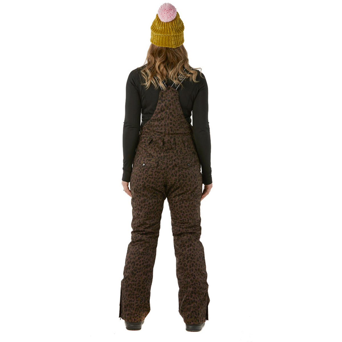 Rojo Snow Day Bib Snow Pant Changing Spots Marron