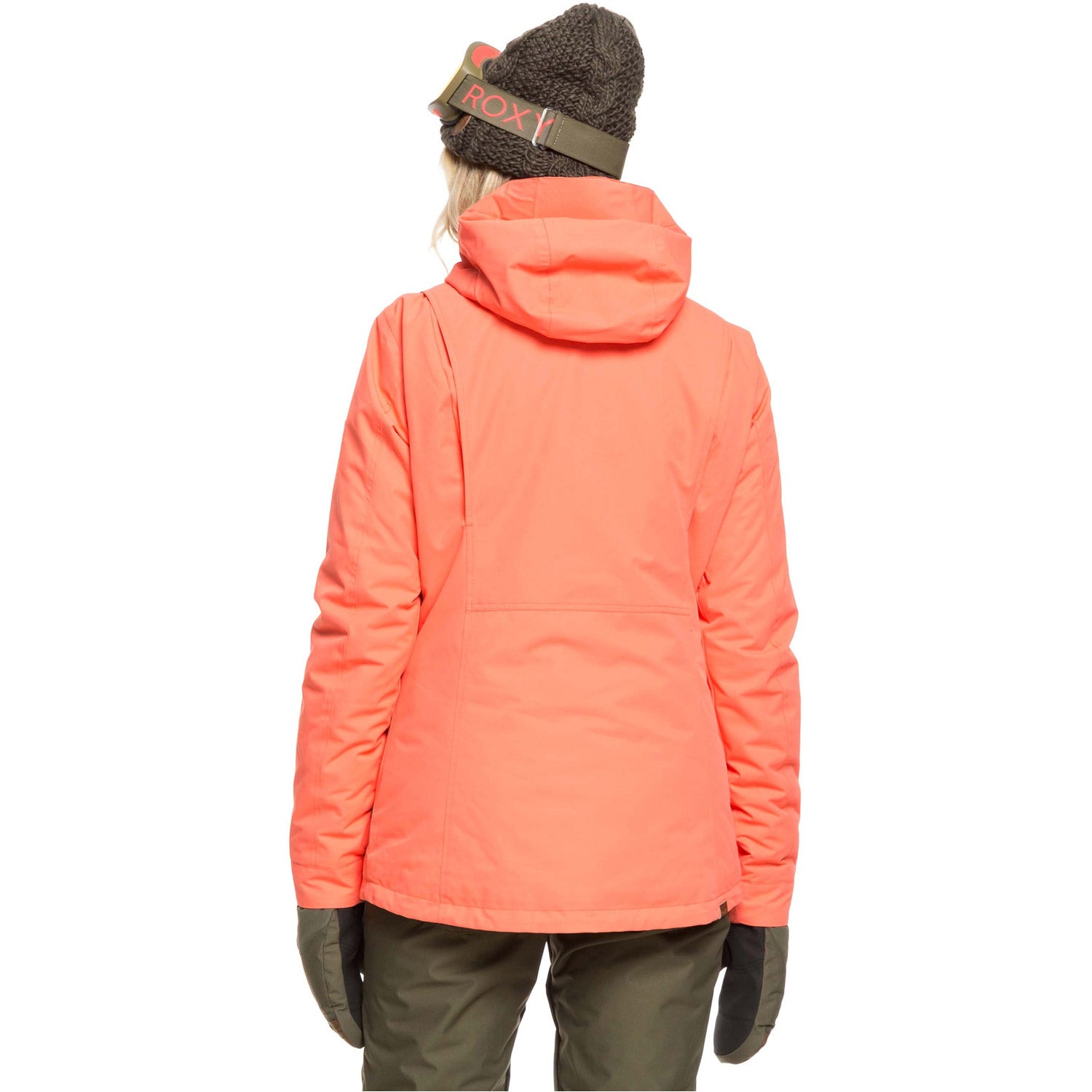 Roxy Andie SpinDye Snow Jacket 2020 Living Coral 2