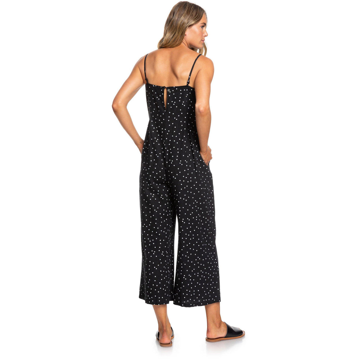 Roxy In A Sunrise Snow Wide Leg Jumpsuit White Little Thing