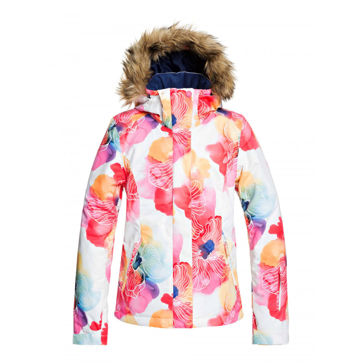 Roxy Jet Ski Snow Jacket 2020 Bright White Aquarel