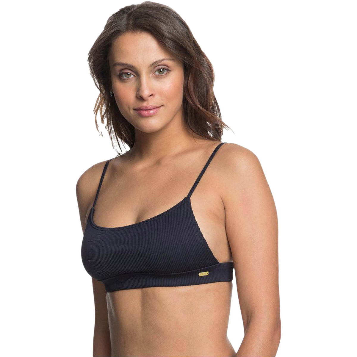 Roxy Mind of Freedom Bralette Bikini Top Anthracite