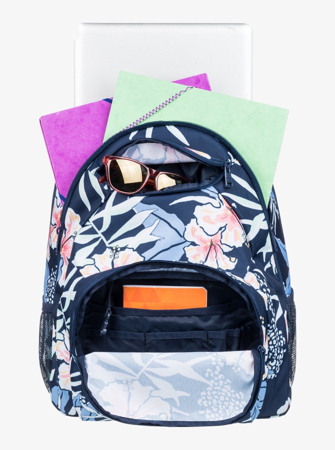 Roxy Shadow Swell 24L Medium Backpack Mood indigo wild floral s