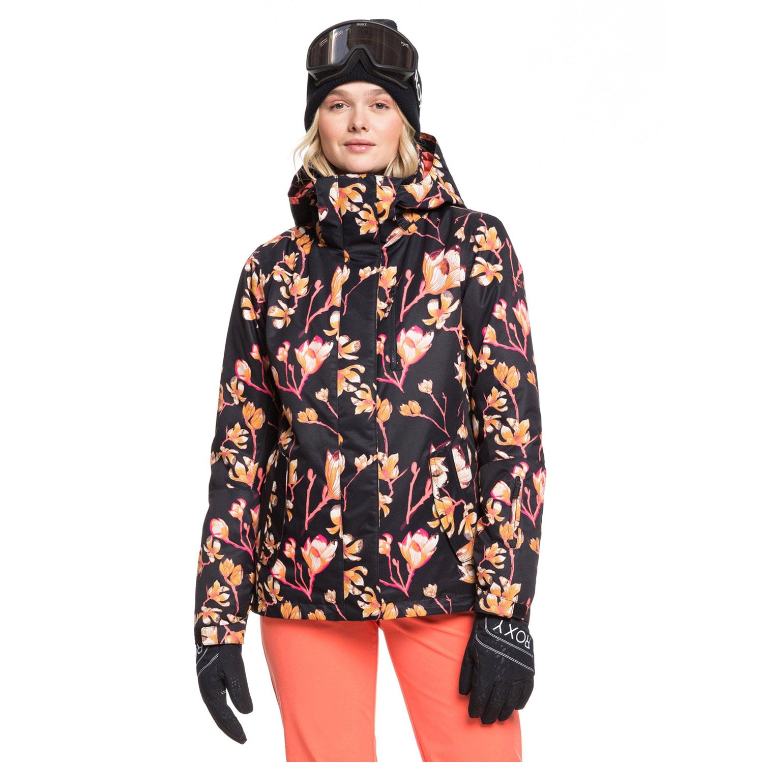Roxy Torah Bright Roxy Jetty Snow Jacket 2020 True Black Magnolia 3