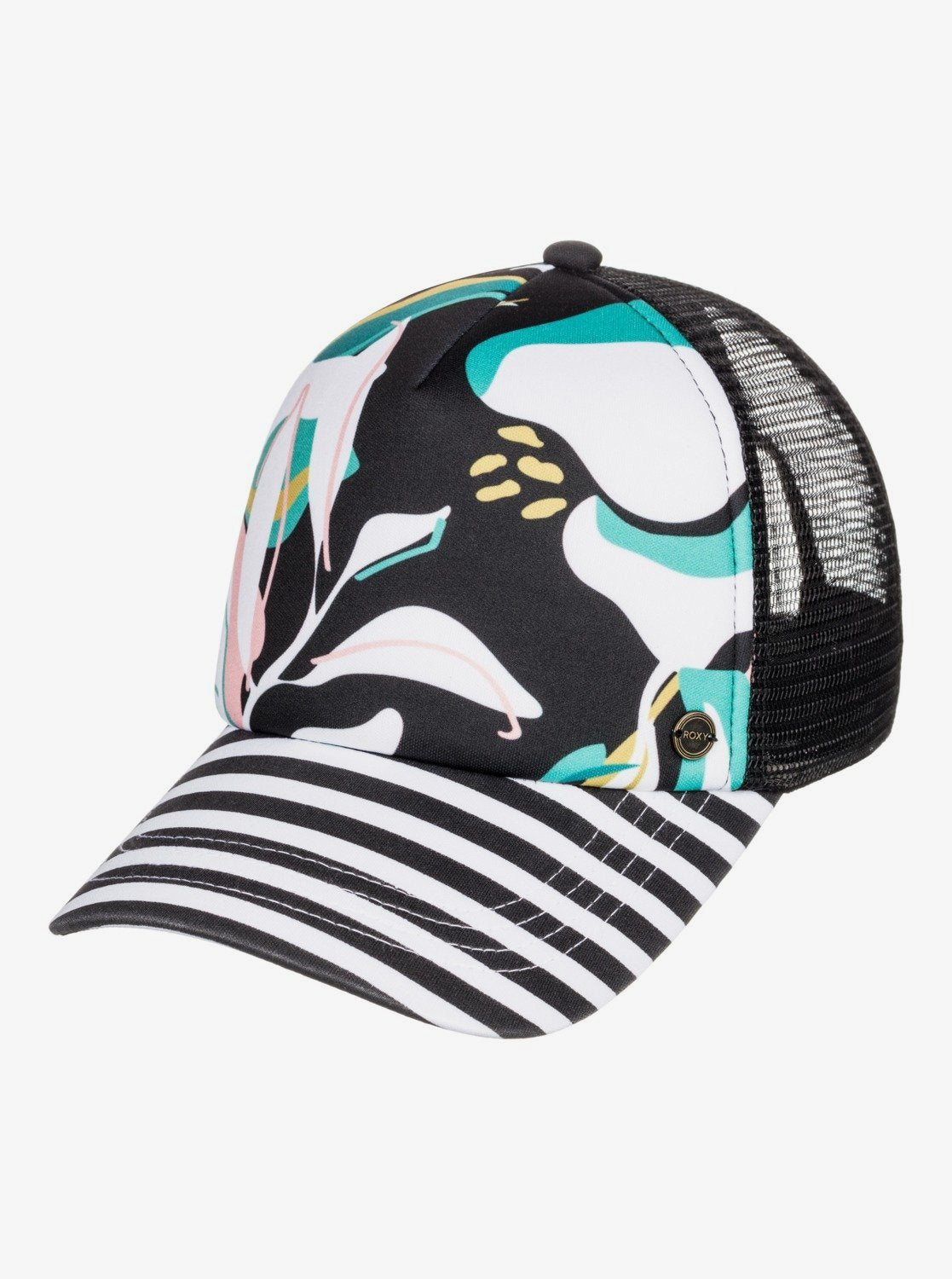 Roxy Womens Beautiful Morning Trucker Cap Anthracite paradiso s