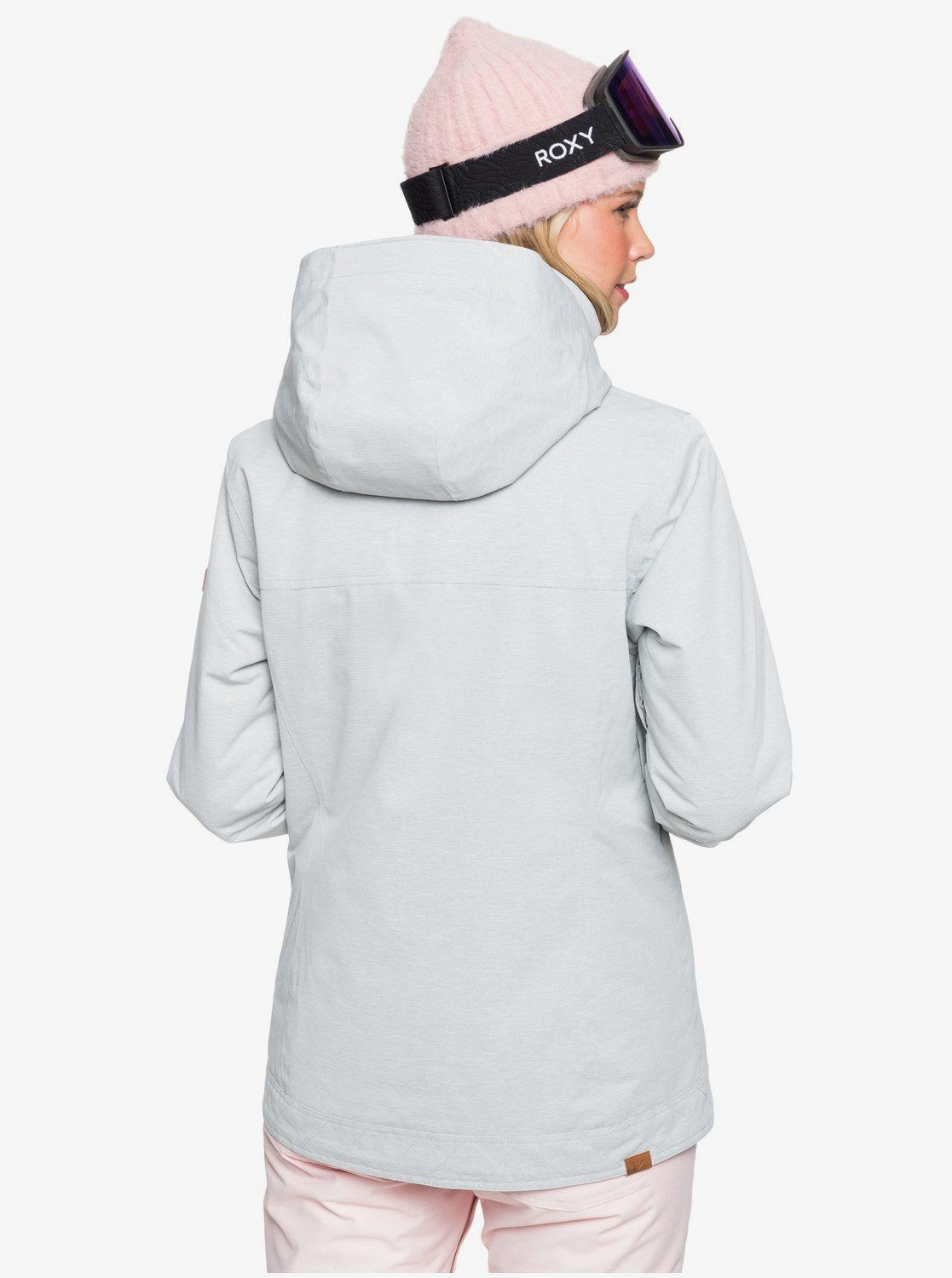 Roxy Womens Billie Snow Jacket Heather grey