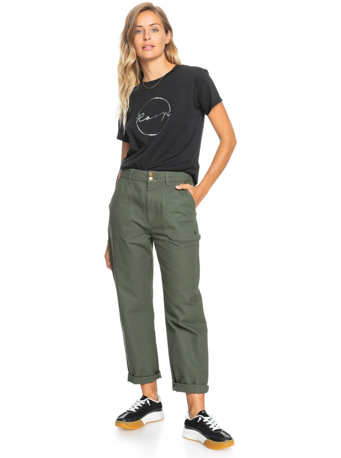 Roxy Womens Epic Afternoon T-Shirt Anthracite