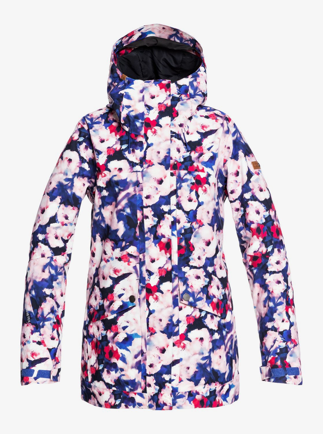 Roxy Womens GORE-TEX&reg; Glade Snow Jacket Mazarine blue mind jingle