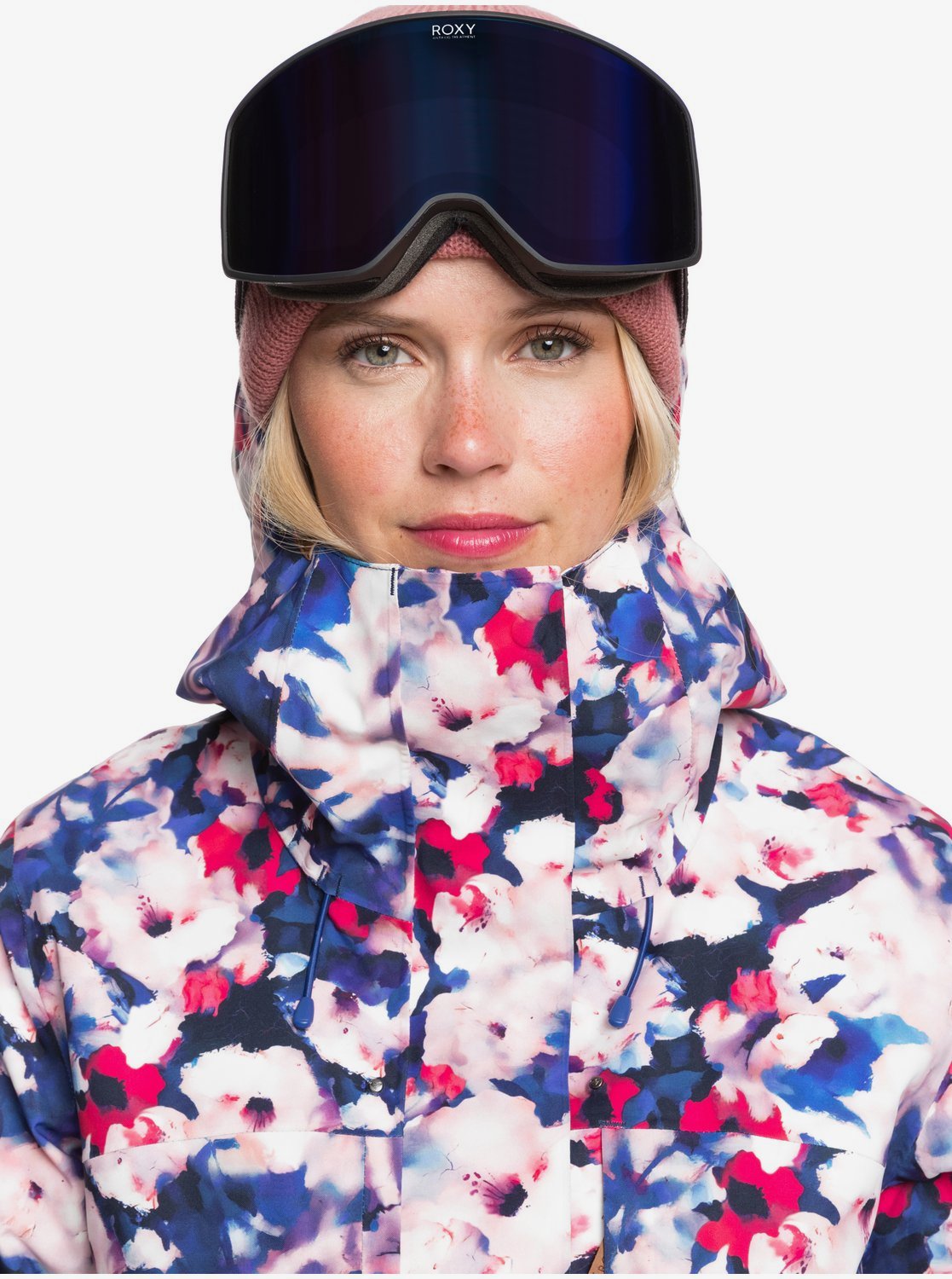 Roxy Womens GORE-TEX&reg; Glade Snow Jacket Mazarine blue mind jingle