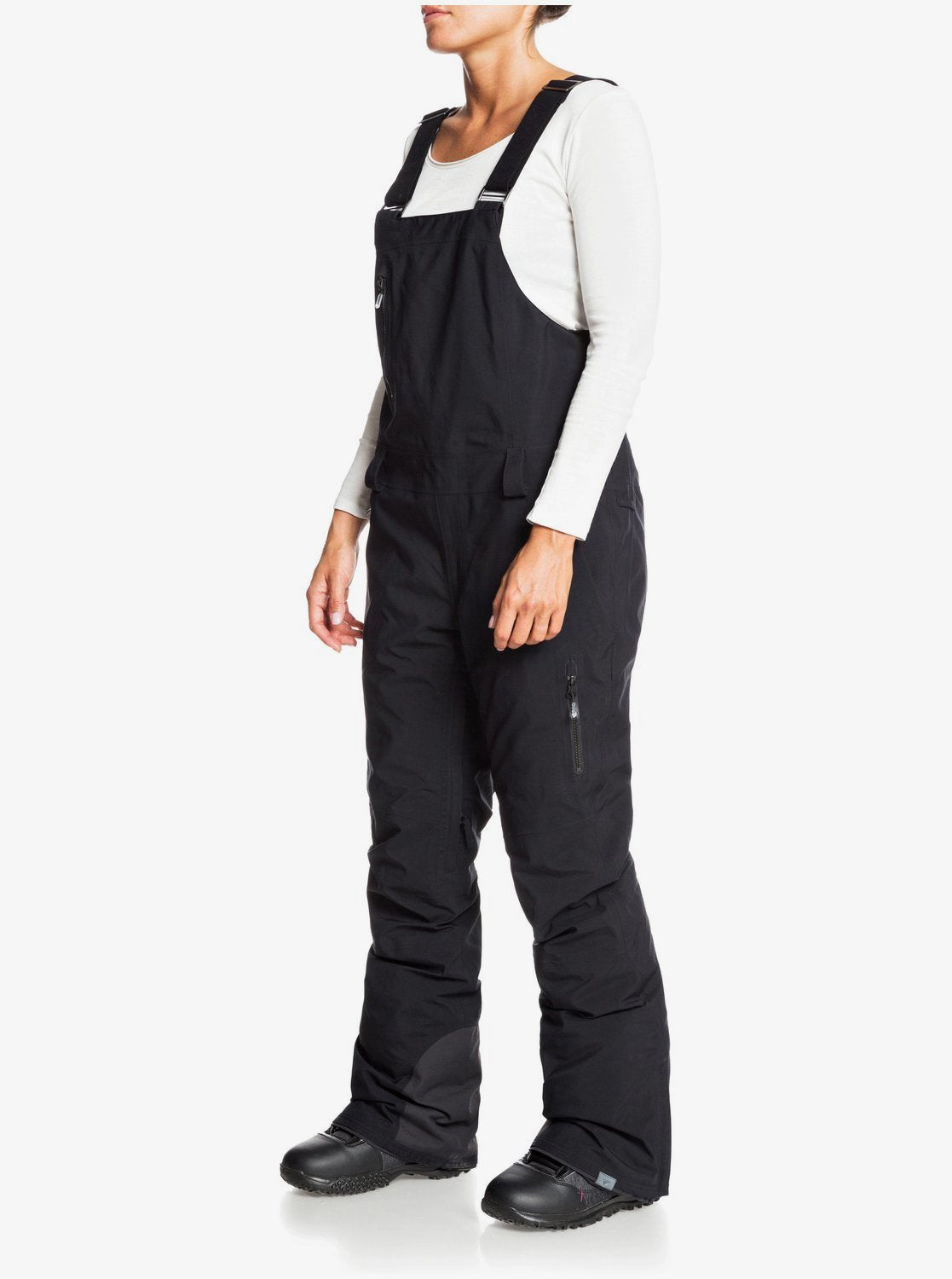 Roxy Womens GORE-TEX&reg; Stretch Prism Snow Bib Pants True black