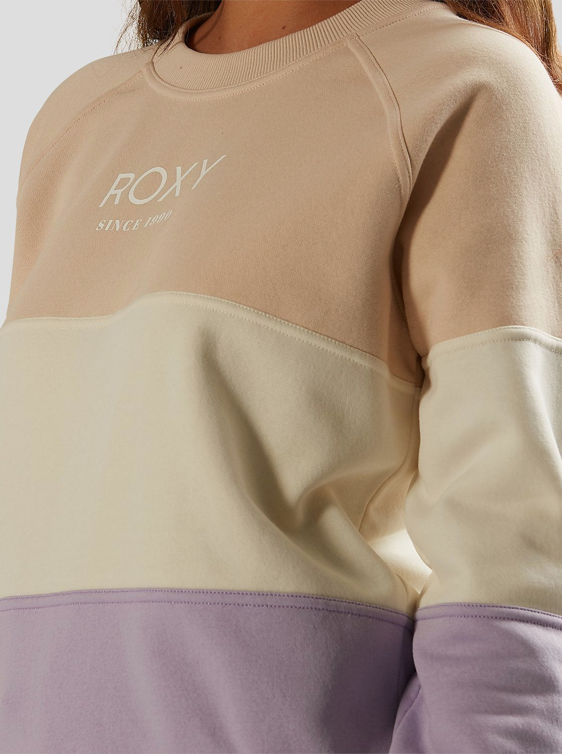 Roxy Womens On My Mind Organic Fleece Jumper Orchid petal