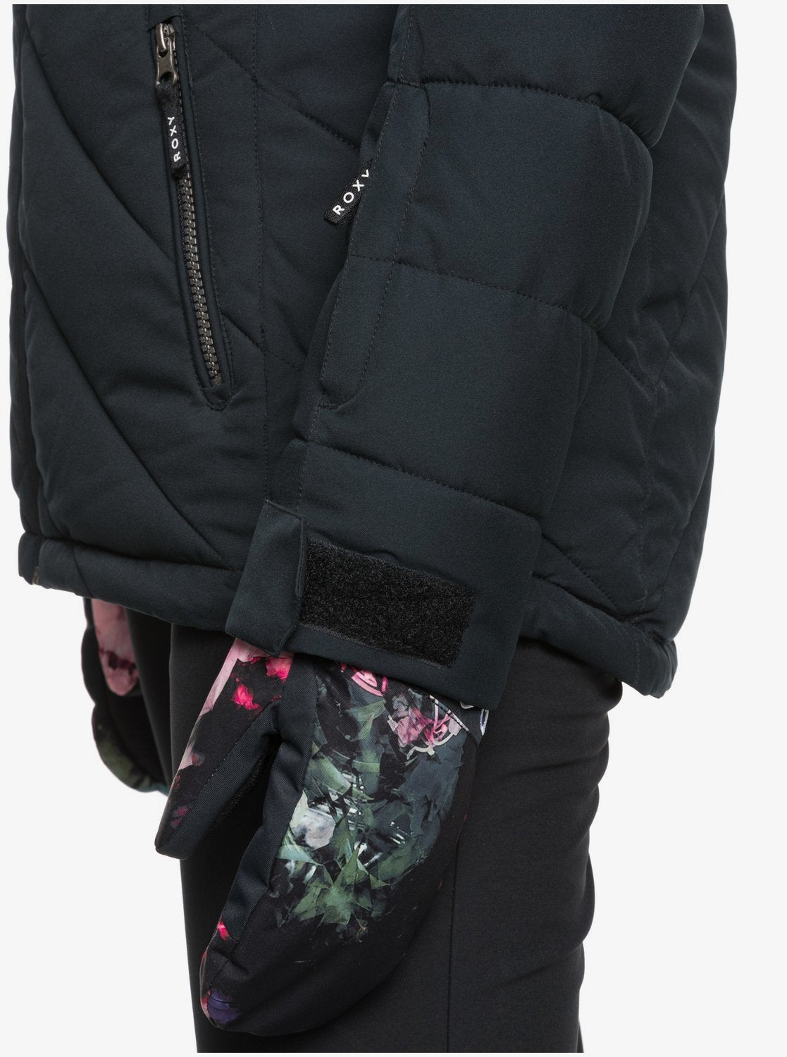 Roxy Womens Quinn Snow Jacket True black
